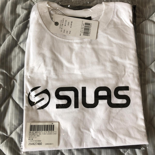 SILAS(サイラス)のサイラス クラシックロゴTシャツ 白 新品未使用 M メンズのトップス(Tシャツ/カットソー(半袖/袖なし))の商品写真