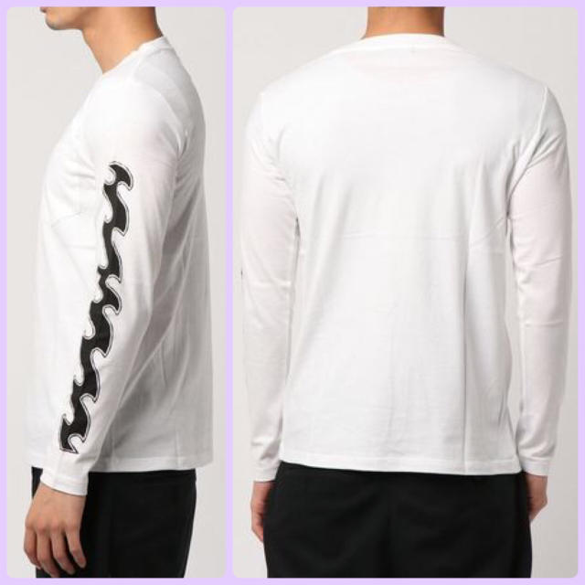 nano・universe(ナノユニバース)のナノ・ユニバース 胸ポケットTシャツ 白 XL メンズのトップス(Tシャツ/カットソー(七分/長袖))の商品写真