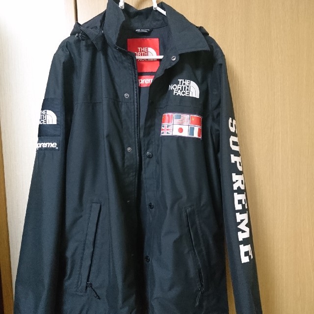 supreme19ss the norce face 紫マウンテンパーカーM