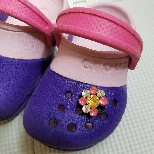 crocs(クロックス)のクロックスサンダル C5 キッズ/ベビー/マタニティのベビー靴/シューズ(~14cm)(サンダル)の商品写真