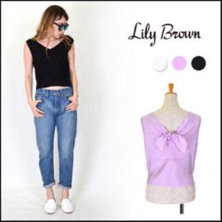 リリーブラウン(Lily Brown)のリリーブラウン♡ノースリーブ(カットソー(半袖/袖なし))