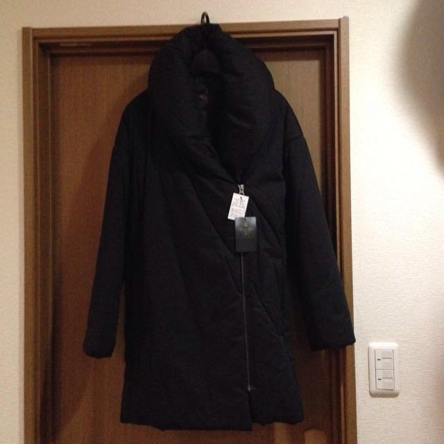 nano・universe(ナノユニバース)の新品タグナノユニバース中綿コート黒 レディースのジャケット/アウター(ダウンコート)の商品写真