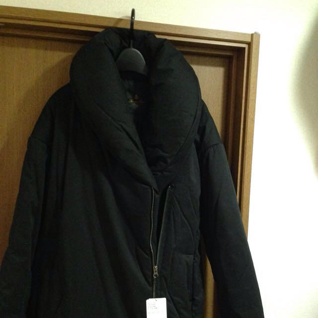 nano・universe(ナノユニバース)の新品タグナノユニバース中綿コート黒 レディースのジャケット/アウター(ダウンコート)の商品写真