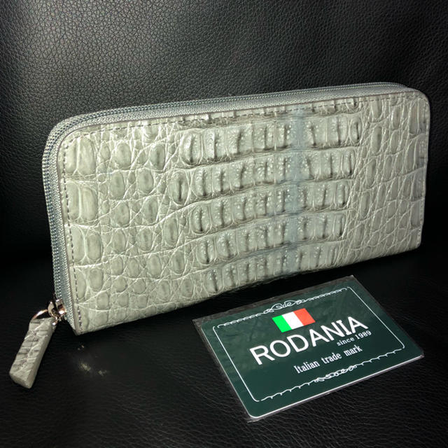 ☆ロダニア RODANIA クロコ ラウンド 長財布 新品☆ メンズのファッション小物(長財布)の商品写真