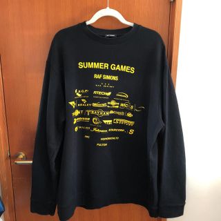 RAF SIMONS - RAF SIMONS summer games sweat M 登坂、岩田着用の通販