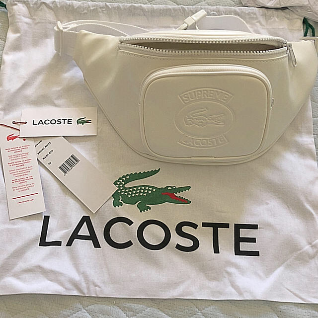 Supreme - 値引き❗️新品未使用！SUPREME × LACOSTE ウエストバッグの