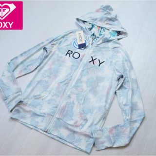 ロキシー(Roxy)のロキシー 限定！ラッシュガード UPF50+ 指穴あり Lサイズ ボタニカル(水着)