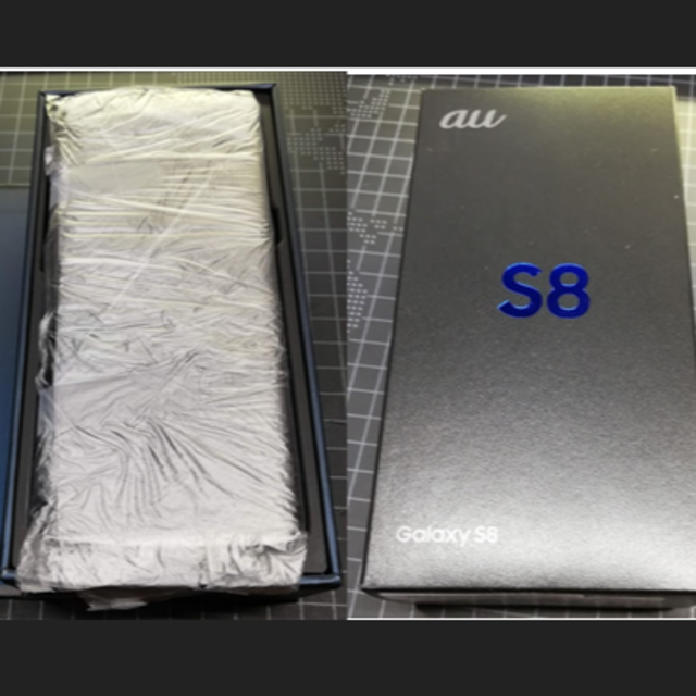 SAMSUNG(サムスン)のGalaxy　S8 au版の中古美品。傷なし(ほぼ)　おまけあり スマホ/家電/カメラのスマートフォン/携帯電話(スマートフォン本体)の商品写真