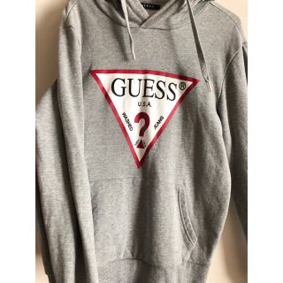 ゲス(GUESS)のGUESS パーカー グレー Ｍ(パーカー)