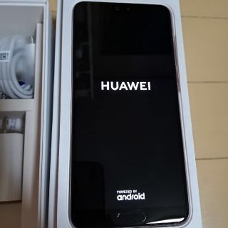 アンドロイド(ANDROID)の最終日出品になります　超美品　HUAWEI P 20ピンク(スマートフォン本体)