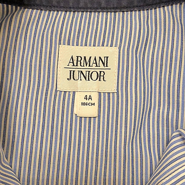 ARMANI JUNIOR(アルマーニ ジュニア)のアルマーニ  ジュニア シャツ キッズ/ベビー/マタニティのキッズ服男の子用(90cm~)(Tシャツ/カットソー)の商品写真