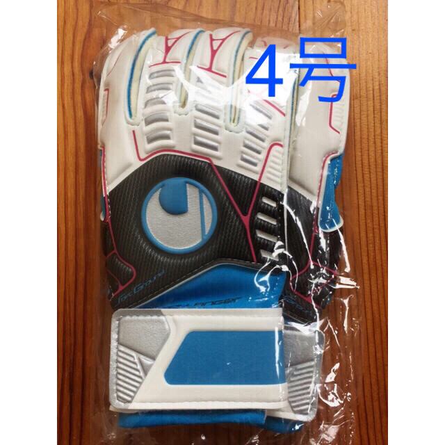 uhlsport(ウールシュポルト)の【新品】キーパーグローブ  4号 ジュニア ウールシュポルト  スポーツ/アウトドアのサッカー/フットサル(その他)の商品写真