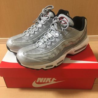 ナイキ(NIKE)のAIR MAX 95 PREMIUM QS METALLIC SILVER(スニーカー)