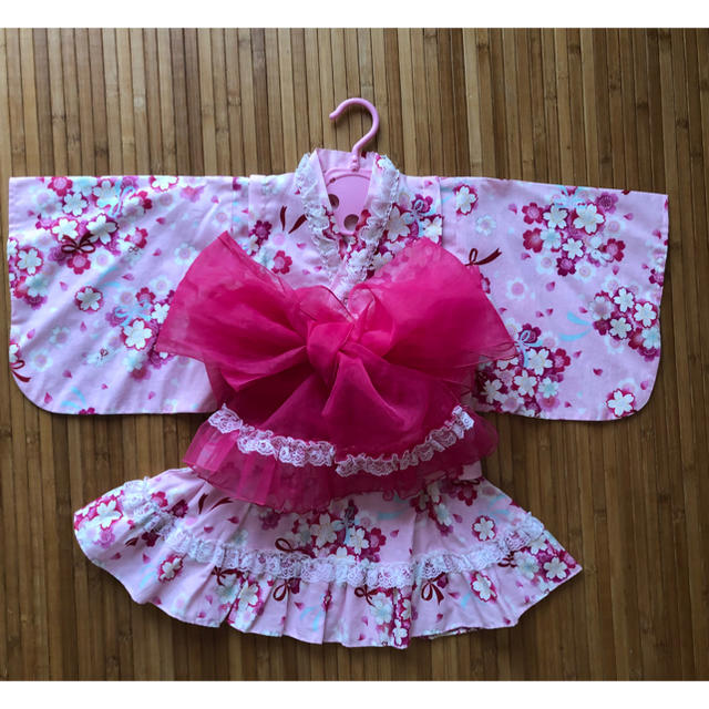 浴衣♡100cm♡美品 キッズ/ベビー/マタニティのキッズ服女の子用(90cm~)(甚平/浴衣)の商品写真