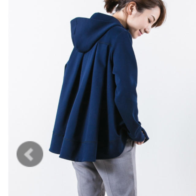 ファッション ヨリ yori タックフレアパーカー グレー granmar.com.br