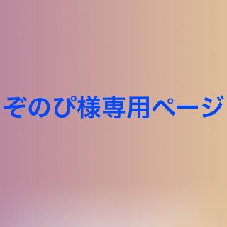 トリプルエー(AAA)のぞのぴ様専用ページ(その他)