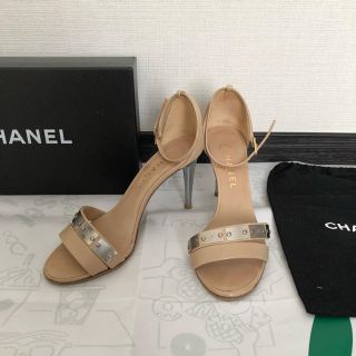 シャネル(CHANEL)の専用★CHANELサンダル38 ココマーク 裏張りあり(サンダル)