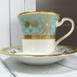 ノリタケ(Noritake)の★本物正規新品ノリタケ　ジョージアンターコイズカップ＆ソーサー 1P(食器)