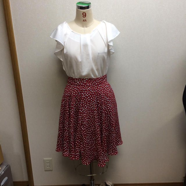 SLY(スライ)のスライ レトロ柄 フレアスカート レディースのスカート(ひざ丈スカート)の商品写真
