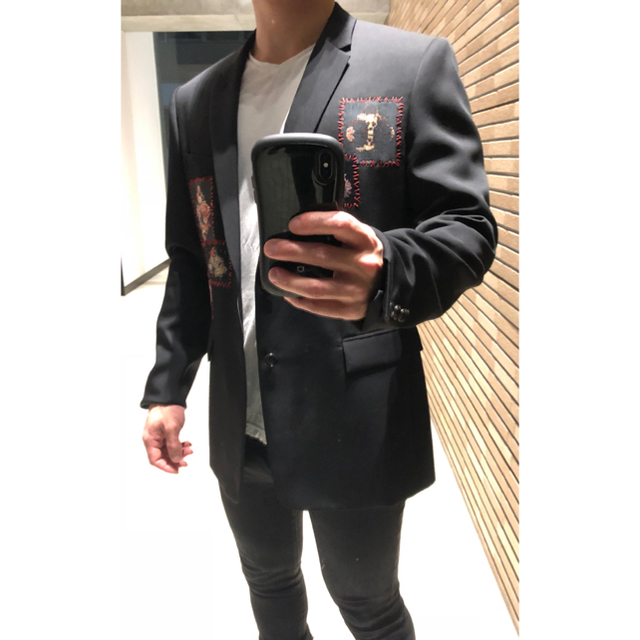 DIOR HOMME(ディオールオム)のdiorhomme ディオールオム 亀井 ヴァニタス テーラードジャケット 50 メンズのジャケット/アウター(テーラードジャケット)の商品写真