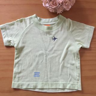 ベビードール(BABYDOLL)の✨BABY DOLLベビードール♡半袖Tシャツ♡ひこうきグリーン♡80✨(Ｔシャツ)