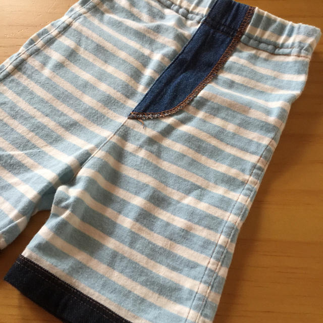 BABYDOLL(ベビードール)の✨BABY DOLLベビードール♡ハーフパンツ♡ボーダー♡ブルー♡80✨ キッズ/ベビー/マタニティのベビー服(~85cm)(パンツ)の商品写真