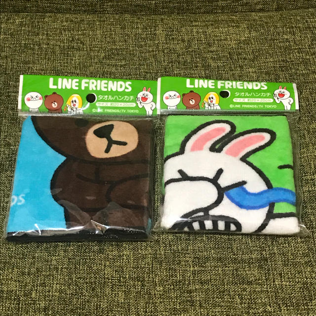 LINE コニー ブラウン タオルハンカチ エンタメ/ホビーのおもちゃ/ぬいぐるみ(キャラクターグッズ)の商品写真