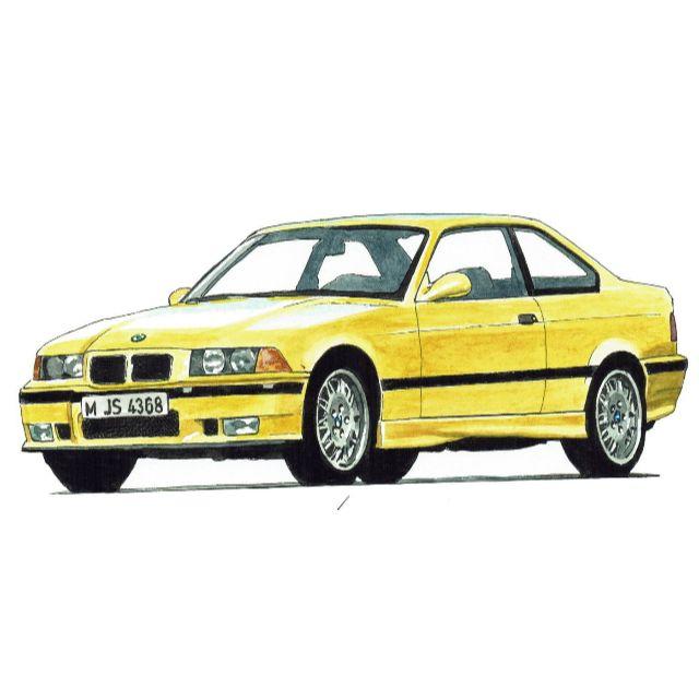 GC-571 BMW M1/M3 限定版画 直筆サイン額装●作家 平右ヱ門 2