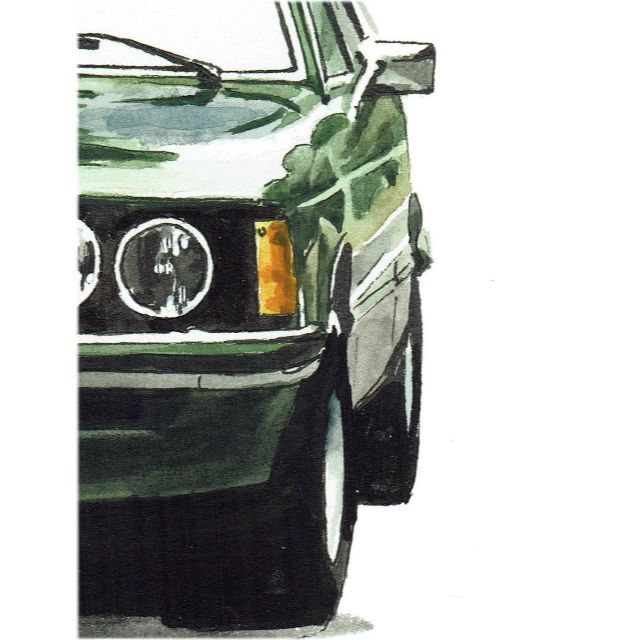 GC-572 BMW M1/323i 限定版画 直筆サイン額装●作家 平右ヱ門 5