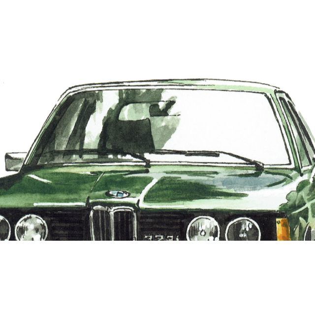 GC-575 BMW M1/323i限定版画 直筆サイン額装●作家 平右ヱ門 3