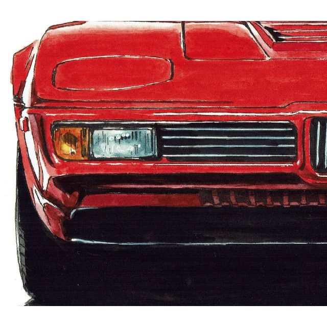 GC-578 BMW M1限定版画 直筆サイン額装●作家 平右ヱ門 5