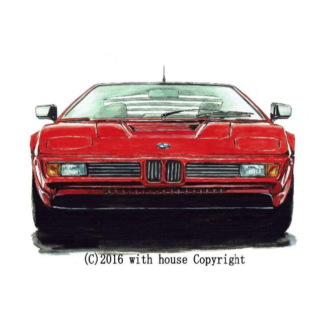 GC-578 BMW M1限定版画 直筆サイン額装●作家 平右ヱ門 1