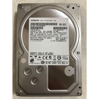 ヒタチ(日立)の日立HGST 3.5インチ内蔵HDD 2TB 7200rpm ディスクチェック済(PCパーツ)