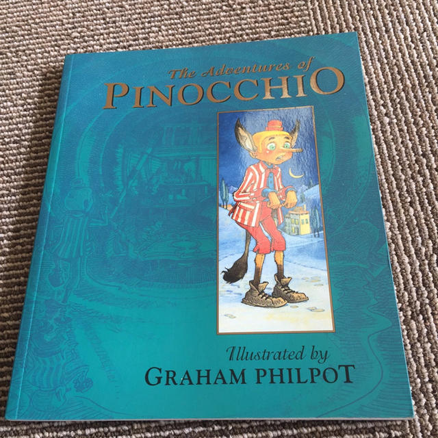 ご予約済み  英語版絵本  ピノキオ エンタメ/ホビーの漫画(アメコミ/海外作品)の商品写真