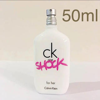 シーケーカルバンクライン(ck Calvin Klein)のカルバンクライン ck one shock for her 50ml(香水(女性用))