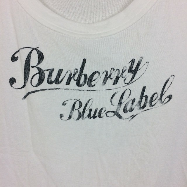 BURBERRY BLUE LABEL(バーバリーブルーレーベル)の美品 BURBERRY BLUE LABEL 長袖カットソー チュニック丈  レディースのトップス(カットソー(長袖/七分))の商品写真