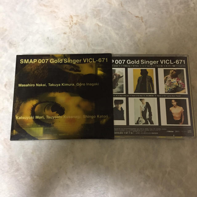 SMAP(スマップ)の値下げ☆SMAP☆007、gold singer☆ CD エンタメ/ホビーのCD(ポップス/ロック(邦楽))の商品写真