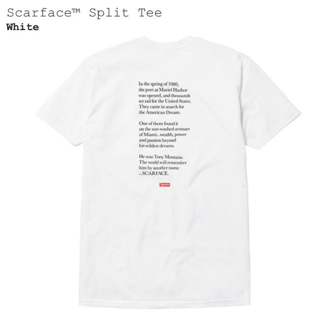 Supreme Scarface Split Tee