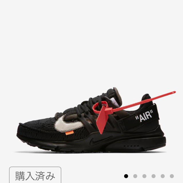 OFF-WHITE(オフホワイト)のNOmart様専用 オフホワイト エアプレスト スニーカーズ購入 メンズの靴/シューズ(スニーカー)の商品写真