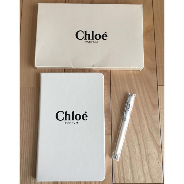 Chloe(クロエ)の新品未使用✨クロエ Chloe レザー調上質ノート&ボールペン インテリア/住まい/日用品の文房具(ノート/メモ帳/ふせん)の商品写真