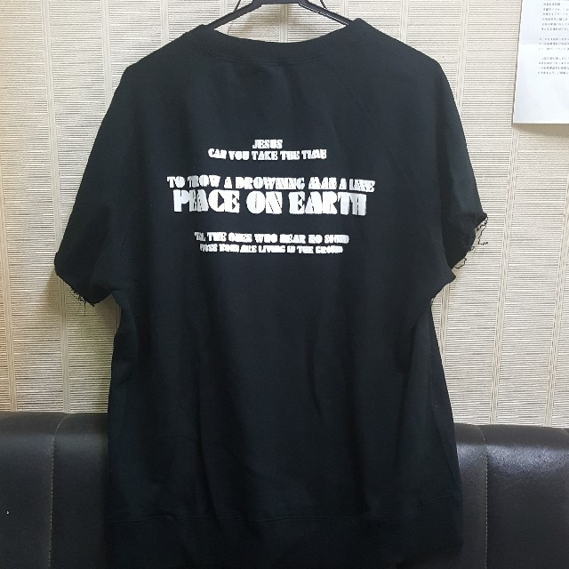 Pledge(プレッジ)の黒 スウェットT 男女兼用 メンズのトップス(Tシャツ/カットソー(七分/長袖))の商品写真