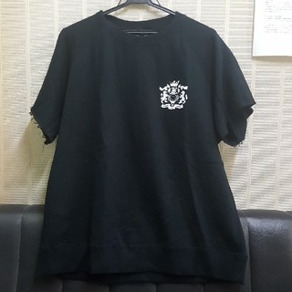 プレッジ(Pledge)の黒 スウェットT 男女兼用(Tシャツ/カットソー(七分/長袖))