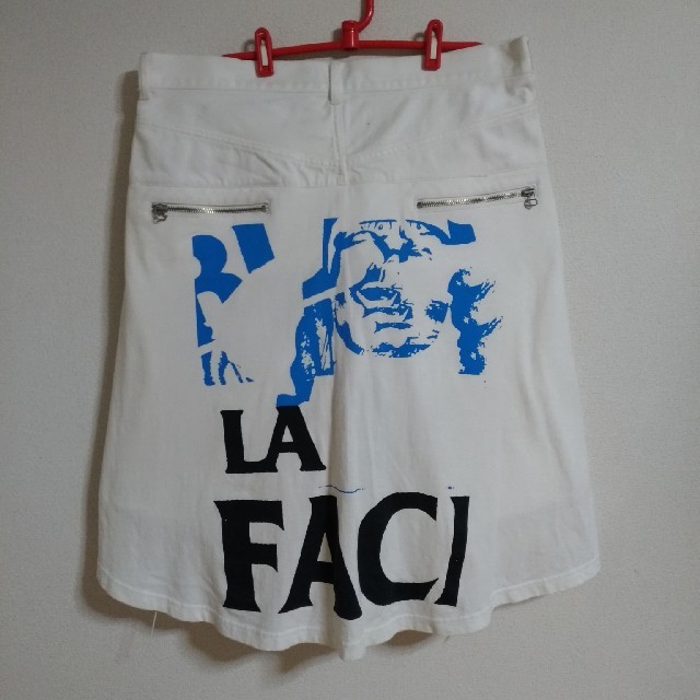 FACETASM(ファセッタズム)のFACETASM　BLACK FLAG SHORTS サルエル　ショーツ メンズのパンツ(デニム/ジーンズ)の商品写真