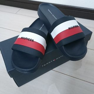 トミーヒルフィガー(TOMMY HILFIGER)の日本未入荷 トミーヒルフィガー レディースシャワーサンダル 24cm(サンダル)