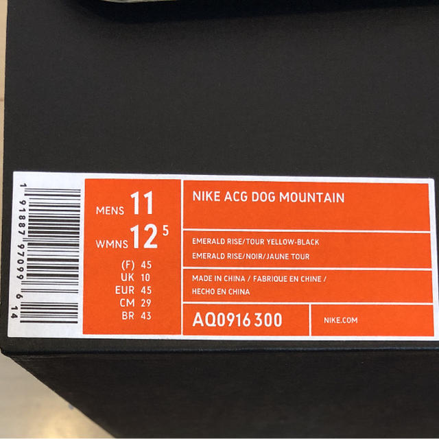 NIKE(ナイキ)の新品 29.0cm NIKE ACG DOG MOUNTAIN メンズの靴/シューズ(スニーカー)の商品写真