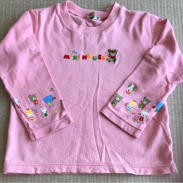 mikihouse(ミキハウス)の★ミキハウス★ 100cm 長袖Tシャツ 2枚組 キッズ/ベビー/マタニティのキッズ服女の子用(90cm~)(Tシャツ/カットソー)の商品写真