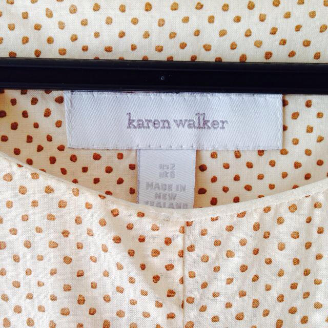 KAREN WALKER(カレンウォーカー)のドットワンピース レディースのワンピース(ミニワンピース)の商品写真