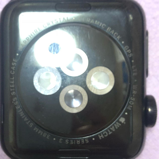 Apple Watch(アップルウォッチ)のz_jj様専用 アップルウォッチ series 3 ステンレスブラック38mm スマホ/家電/カメラのスマホアクセサリー(その他)の商品写真