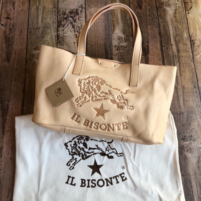 IL BISONTE - 新品 イルビゾンテ デカロゴ トートバッグ ✩ハッピー
