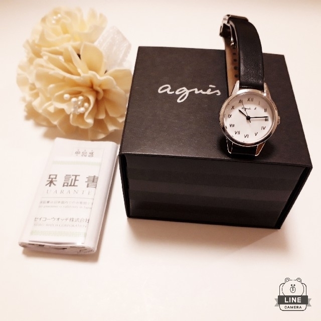 agnes b.(アニエスベー)のアニエスb★時計★美品 レディースのファッション小物(腕時計)の商品写真